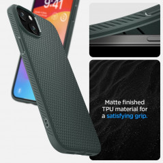 Kryt Spigen  Liquid Air na Apple iPhone 15 Temně zelená