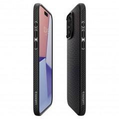 Kryt Spigen  Liquid Air na Apple iPhone 15 Pro Max Matná černá