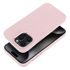 Kryt FRAME na Apple iPhone 15 Pro Max Elegantní  Pudrově růžový