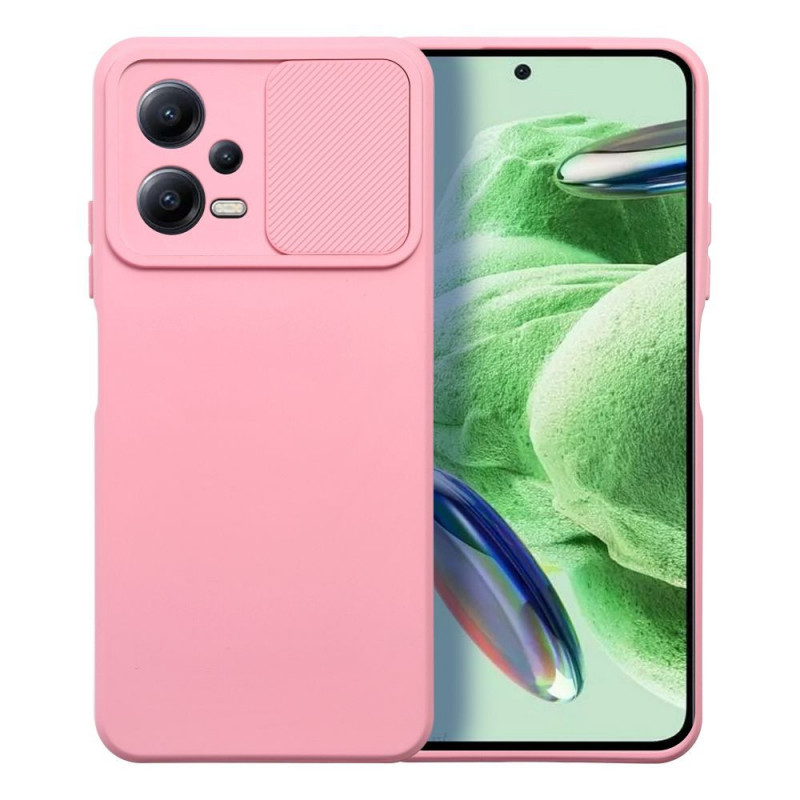 Kryt Slide na XIAOMI Redmi Note 12 5G Světle růžový