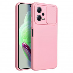 Kryt Slide na XIAOMI Redmi Note 12 5G Světle růžový