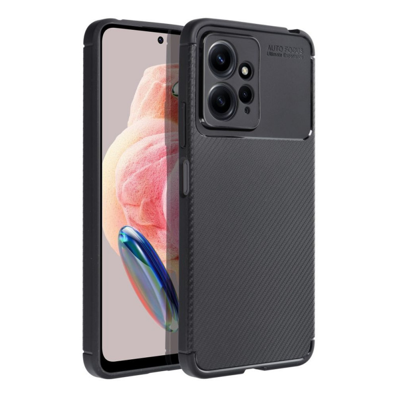 Kryt CARBON PREMIUM na XIAOMI Redmi Note 12 4G Elegantní  Černý