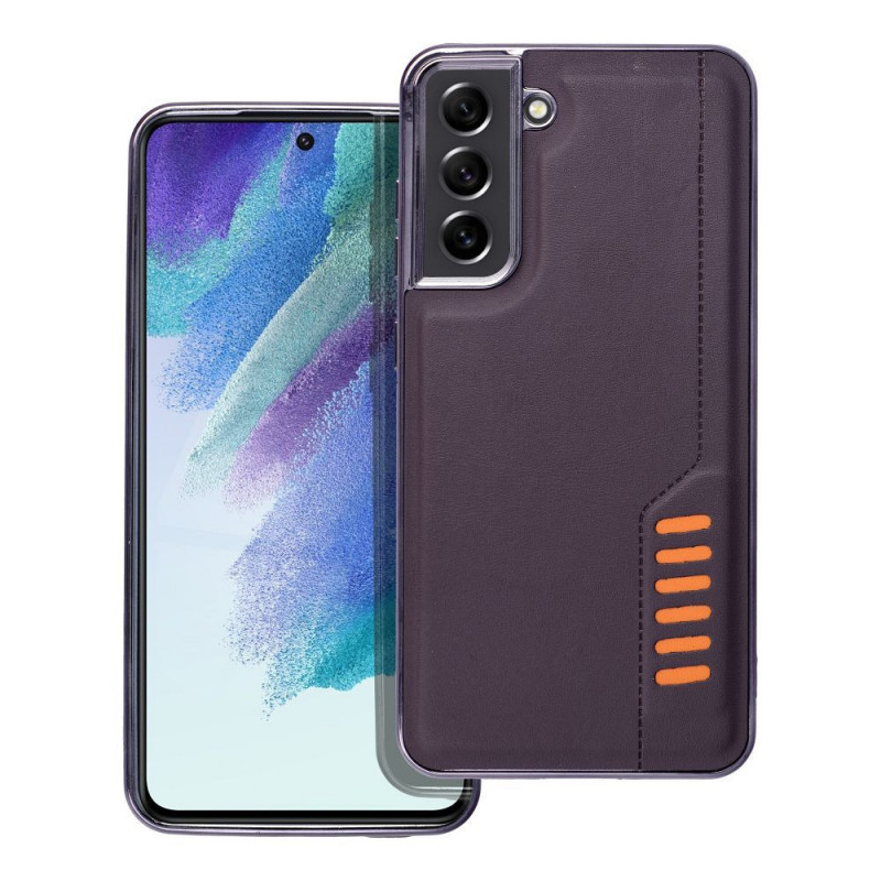 Kryt MILANO na Samsung Galaxy S21 FE 5G Tmavě fialový (purple)