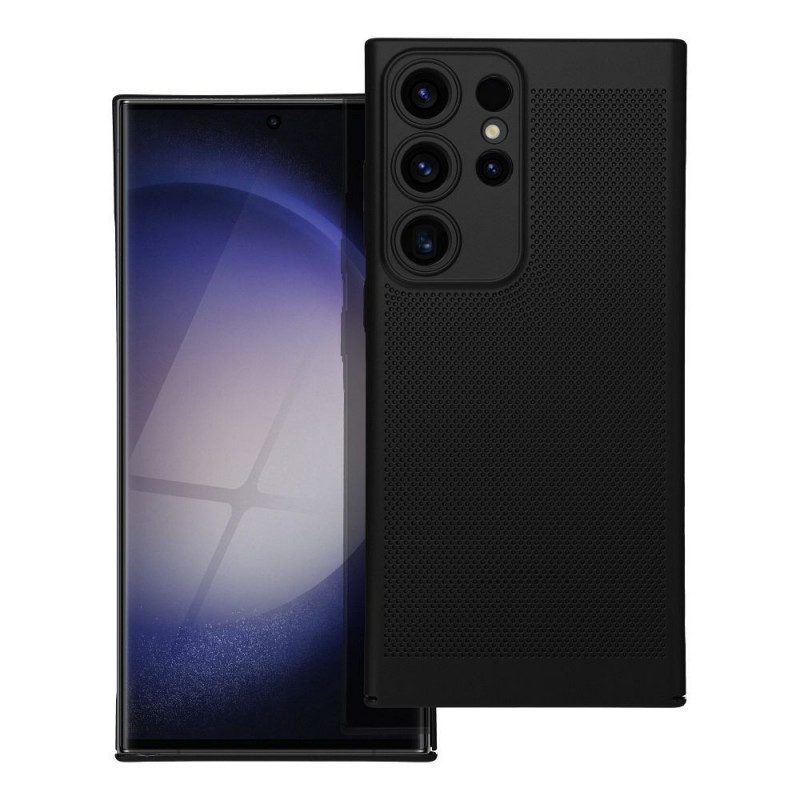 Kryt Breezy na Samsung Galaxy S23 Ultra 5G Černý