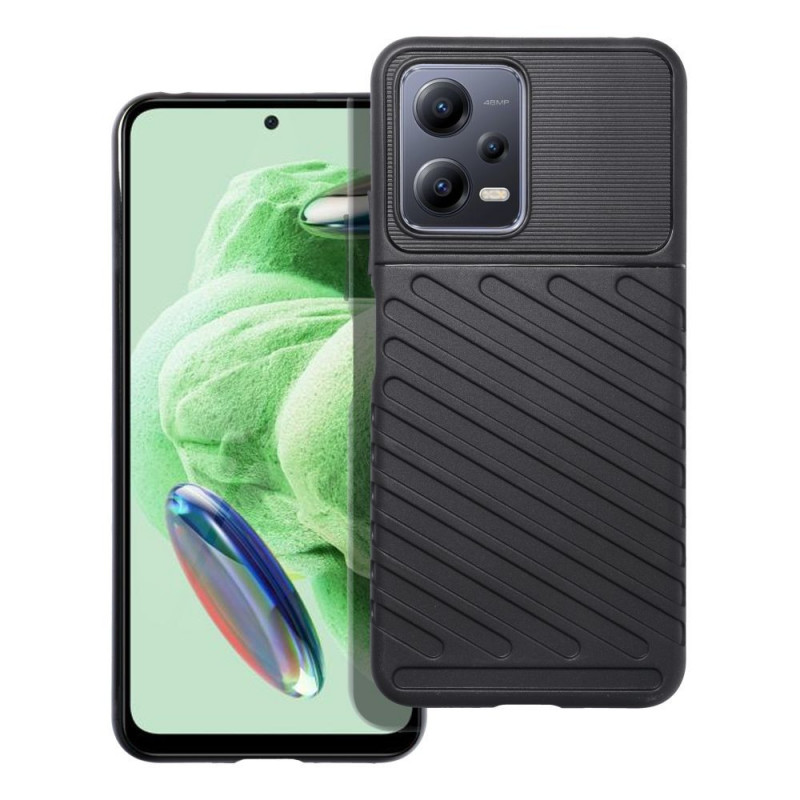 Kryt THUNDER na XIAOMI Redmi Note 12 5G Černý