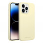 Kryt Roar Cloud-Skin na Apple iPhone 14 Pro Max Světle žlutý