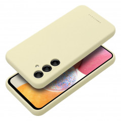 Kryt Roar Cloud-Skin na Samsung Galaxy A14 LTE Světle žlutý