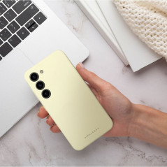 Kryt Roar Cloud-Skin na Samsung Galaxy A14 LTE Světle žlutý