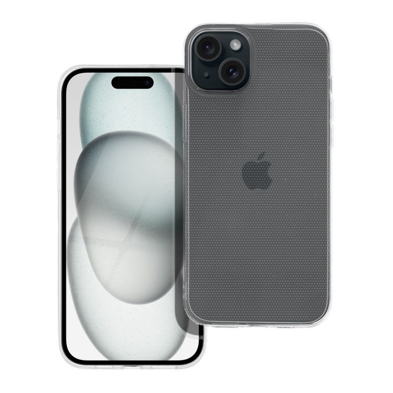 Kryt CLEAR 2mm BOX na Apple iPhone 15 Plus Průhledný
