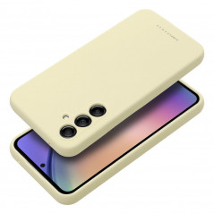Kryt Roar Cloud-Skin na Samsung Galaxy A54 Světle žlutý