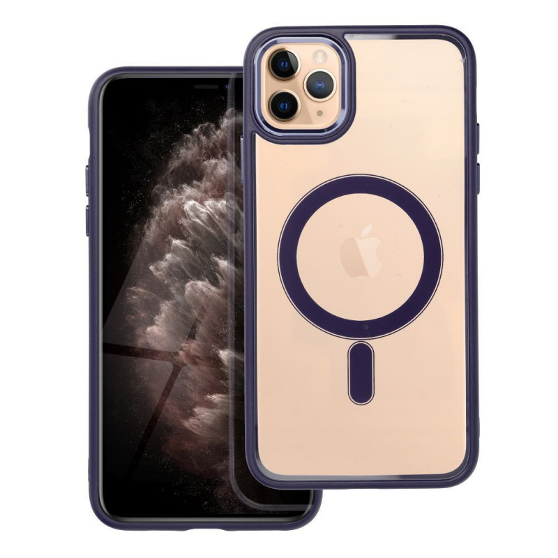 Kryt Color Edge Mag na Apple iPhone 11 Pro Max MagSAFE  Hluboká fialová