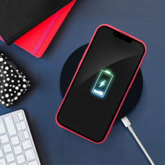 Kryt Silicone na Apple iPhone 15 Pro Max Elegantní  Broskvový