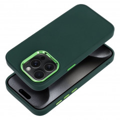 Kryt FRAME na Apple iPhone 15 Pro Elegantní  Zelený
