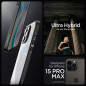 Kryt Spigen Ultra Hybrid na Apple iPhone 15 Pro Max Křišťálově čistý  Matná černá