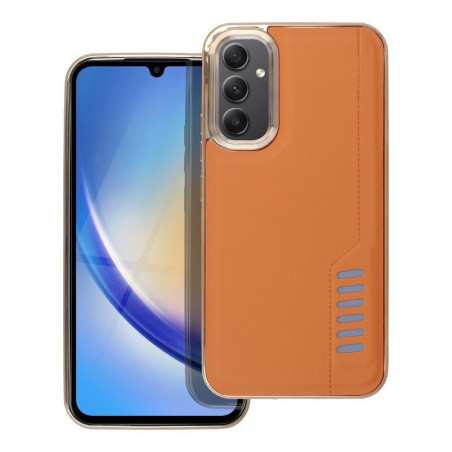 Kryt MILANO na Samsung Galaxy A34 Hnědý