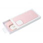 Kryt Leather Mag Cover na Apple iPhone 15 Elegantní  MagSAFE  Pískově růžový