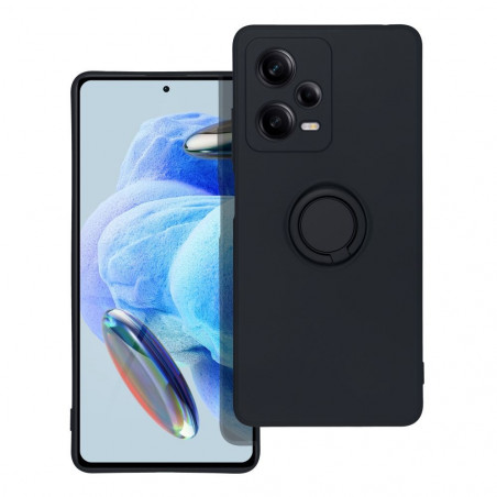 Kryt Silicone ring na XIAOMI Redmi Note 12 Pro 5G Černý