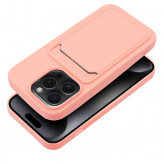 Kryt Card na Apple iPhone 15 Pro Růžový