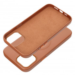 Kryt Roar Leather Mag na Apple iPhone 12 Pro Max Elegantní  MagSAFE  Hnědý