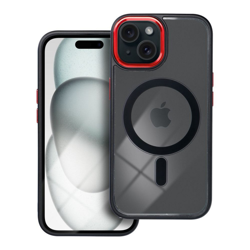 Kryt Color Edge Mag na Apple iPhone 15 MagSAFE  Černý