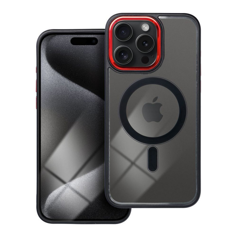 Kryt Color Edge Mag na Apple iPhone 15 Pro Max MagSAFE  Černý