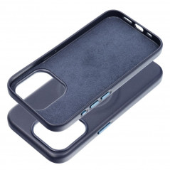 Kryt Roar Leather Mag na Apple iPhone 15 Pro Elegantní  MagSAFE  Tmavší modrý