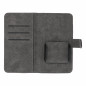 Univerzální pouzdro, Peněženkové pouzdro COMMON book na Samsung Galaxy S21 5G Elegantní, Měkká podšívka uvnitř  Černý
