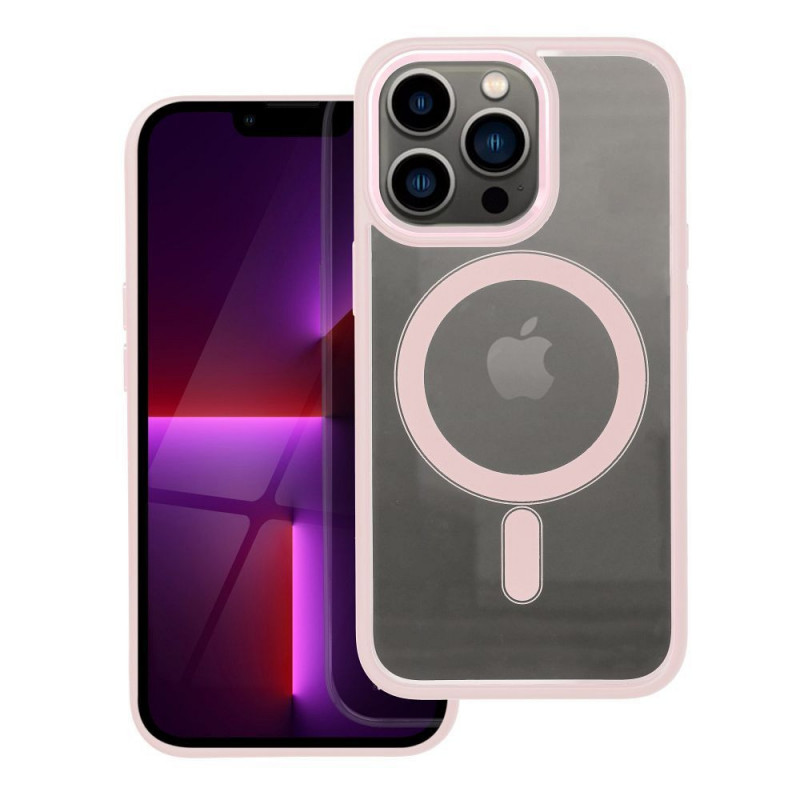 Kryt Color Edge Mag na Apple iPhone 13 Pro MagSAFE  Růžový