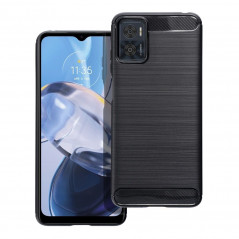 Kryt Carbon na Motorola Moto E22 Elegantní  Černý