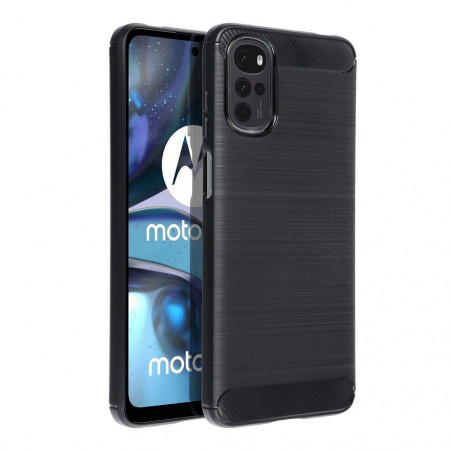 Kryt Carbon na Motorola Moto G22 Elegantní  Černý