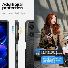 Kryt Spigen  Liquid Air na XIAOMI Redmi Note 12 Pro 5G Matná černá