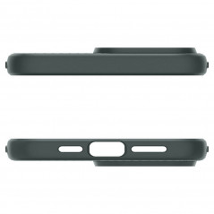 Kryt Spigen  Liquid Air na Apple iPhone 15 Pro Max Temně zelená