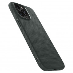 Kryt Spigen  Liquid Air na Apple iPhone 15 Pro Max Temně zelená