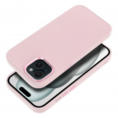 Kryt FRAME na Apple iPhone 15 Elegantní  Pudrově růžový