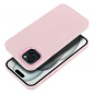 Kryt FRAME na Apple iPhone 15 Plus Elegantní  Pudrově růžový