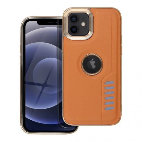 Kryt MILANO na Apple iPhone 12 Pro Hnědý