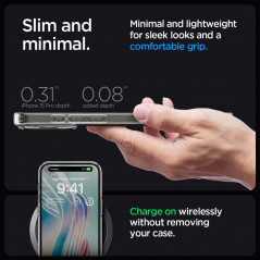 Kryt Spigen Ultra Hybrid na Apple iPhone 15 Pro Křišťálově čistý  Průhledný