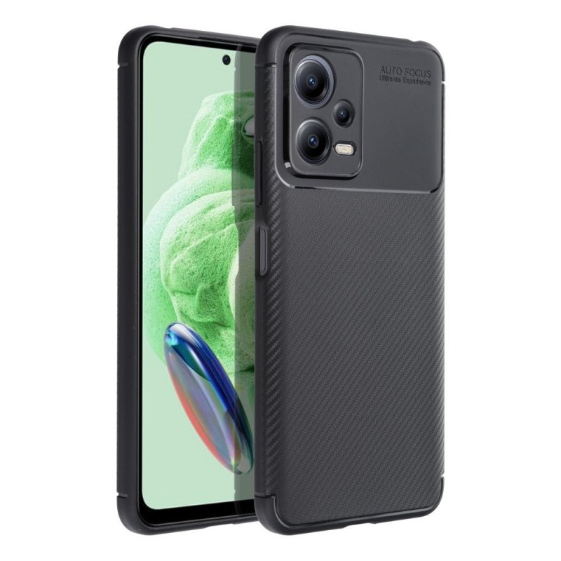 Kryt CARBON PREMIUM na XIAOMI Redmi Note 12 5G Elegantní  Černý