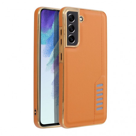 Kryt MILANO na Samsung Galaxy S21 FE 5G Hnědý