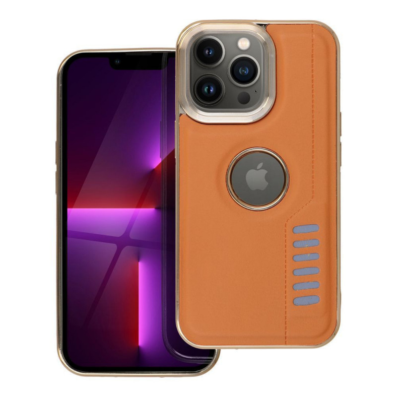 Kryt MILANO na Apple iPhone 13 Pro Hnědý