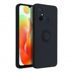 Kryt Silicone ring na XIAOMI Redmi 12C Černý