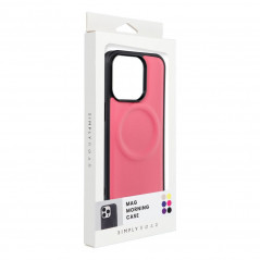 Kryt Roar Mag Morning na Apple iPhone 15 Plus Elegantní  MagSAFE  Zářivý růžový