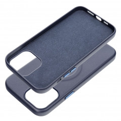 Kryt Roar Leather Mag na Apple iPhone 13 Pro Max Elegantní  MagSAFE  Tmavší modrý