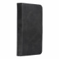 Univerzální pouzdro, Peněženkové pouzdro COMMON book na Apple iPhone 12 Elegantní, Měkká podšívka uvnitř  Černý