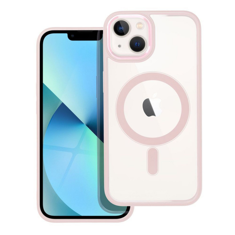 Kryt Color Edge Mag na Apple iPhone 13 MagSAFE  Růžový