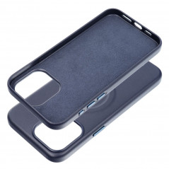 Kryt Roar Leather Mag na Apple iPhone 15 Pro Max Elegantní  MagSAFE  Tmavší modrý