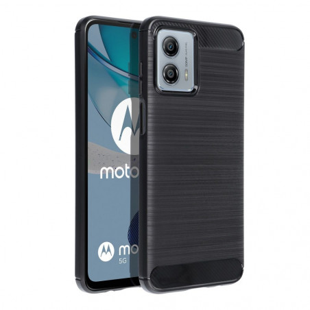 Kryt Carbon na Motorola Moto G53 5G Elegantní  Černý