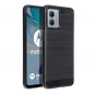 Kryt Carbon na Motorola Moto G53 5G Elegantní  Černý