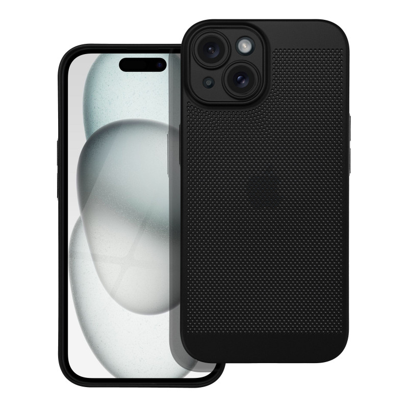 Kryt Breezy na Apple iPhone 15 Černý