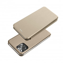Peněženkové pouzdro Book Elegance na Apple iPhone 15 Plus Elegantní  Zlatý